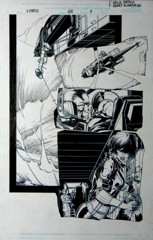 X Force Issue 102 Page 7 In Nicholas Salcido S Whilce Portacio Comic